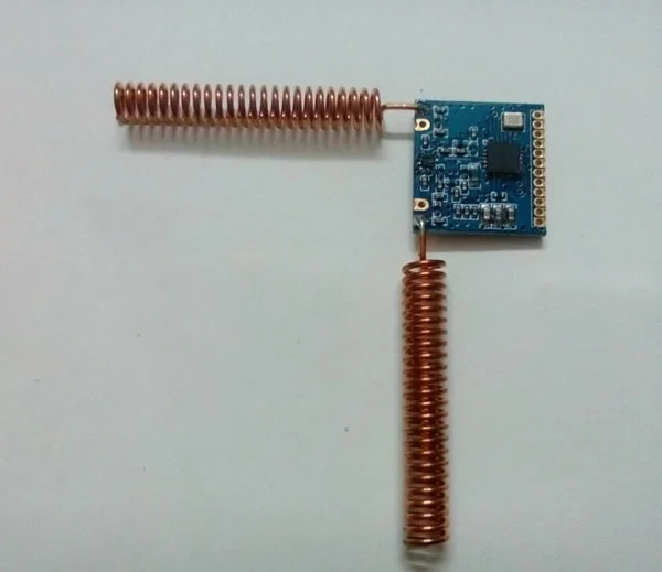 2pcs 3km distance Si4463 433MHz rf tx/rx module with two antenna-in ...