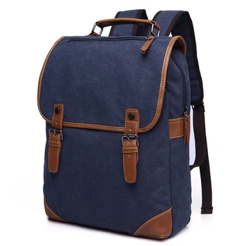 

Multifunction Vintage Men Male Canvas Backpacks School Bags for Teenagers Boys Large Capacity Travel Laptop Bags Men Backpack