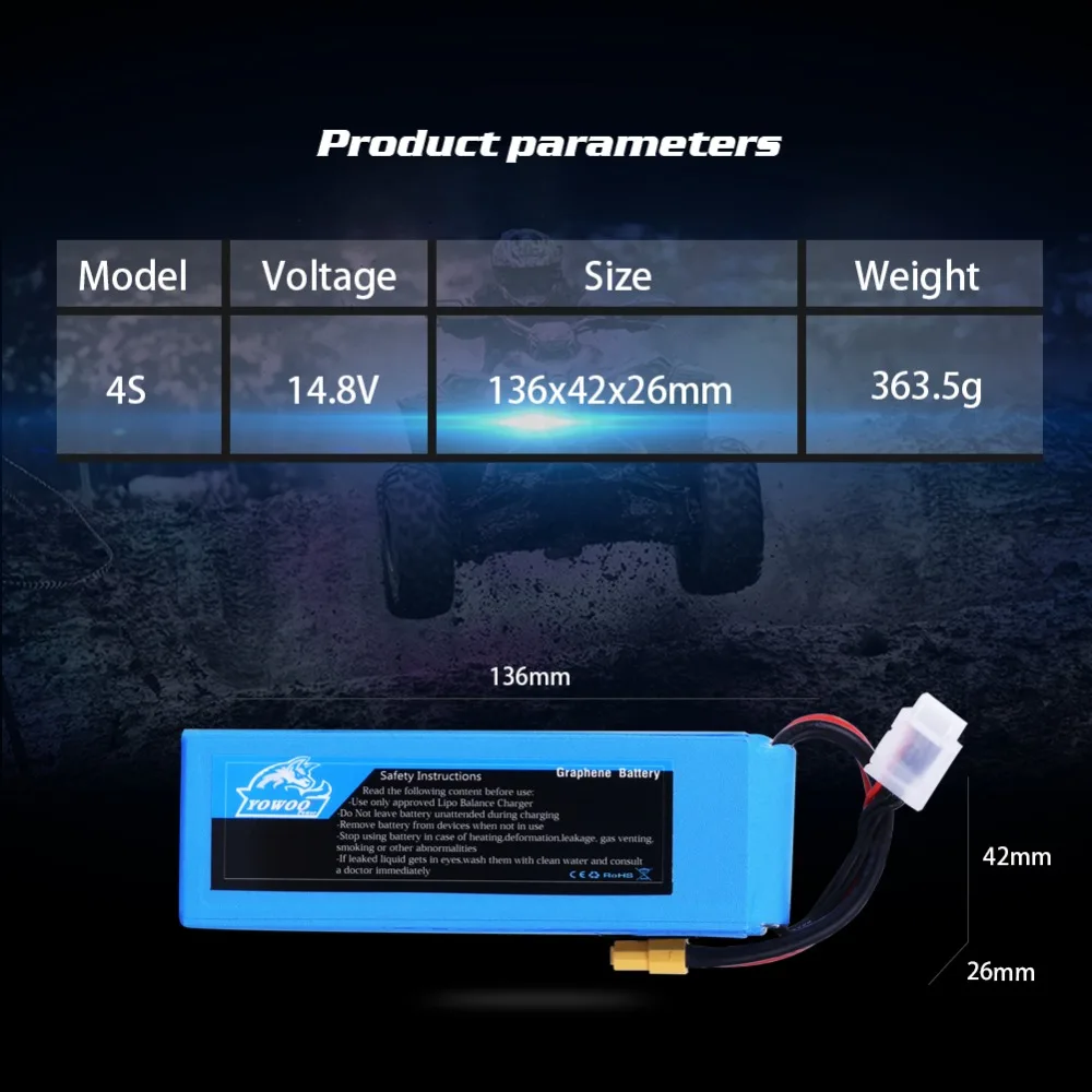 Lipo 4S 14,8 V 3000mAh 100C аккумулятор Графен аккумулятор Burst 200C вертолет Квадрокоптер Аккумулятор для грузовика высокая скорость разряжения для автомобиля