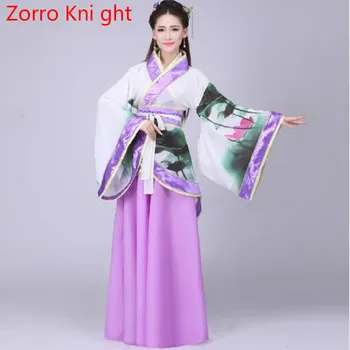 

Dancing Outfit New Summer Costume Fairy Fairy Princess Lotus Flower Hanfu Opera Drama Playing Zither Performance Dance Clothes