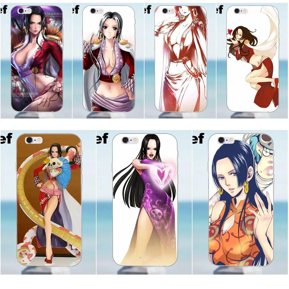 TPU New Style Unique For iPhone X 4 4S 5 5S 5C SE 6 6S 7 8 Plus Samsung Galaxy J1 J3 J5 J7 A3 A5 2016 2017 Boa Hancock Japan | Мобильные