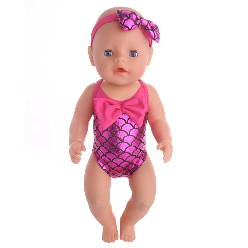 doll clothes Doll Clothes Variety Styles Swimsuit 43cm Newborn Reborn 18 Inch American Baby Girl Doll Gift Our Generation