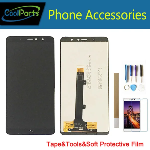 

1PC/Lot 5.6 Inch For BQ Aquaris X2 BQ X2 Pro LCD Display Screen+Touch Screen Assembly Replacement Part Black Color With Kits