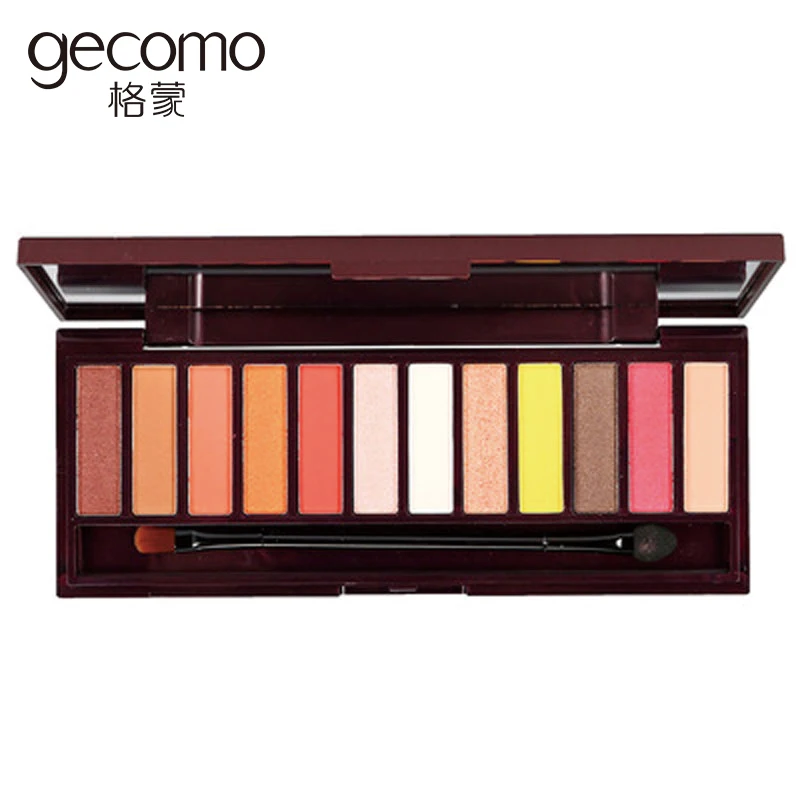 

Cosmetic Makeup Glitter Shimmer Matte Eye Shadow Palette Make Up 12 Color Eyeshadow Palette Easy To Apply Makeup Is Not Blooming