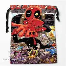 Пользовательские Marvel мультфильм@ 01 мешки Drawstring печати для хранения мода путешествия мини-сумка Плавание Пеший Туризм игрушки мешок Размеры 18x22 см#171208-16