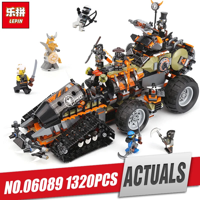 

Lepin 06089 New Toys 1320PCS Ninjago Series The Legoing 70654 Dieselnaut Set Building Blocks Bricks Kids Toys As Christmas Gift