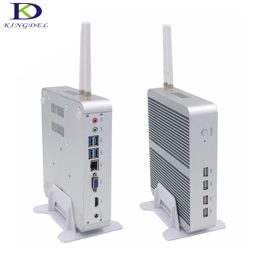 

Micro PC desktop Intel i5 6360U Dual Core up to 3.1GHz 4M Cache DDR4 RAM+mSATA SSD Fanless Mini PC NC740
