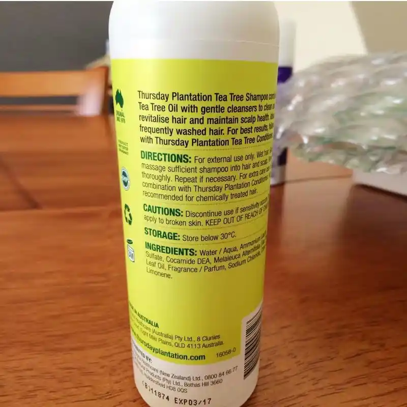 Original Australia 100 Pure Tea Tree Oil Shampoo For Shiny Hair