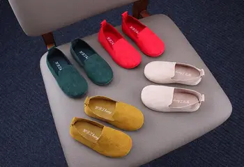 

2018 autumn new Korean men's and women's shoes sheep shears flannel shoes children's bean shoes latex pads soft baby shoes