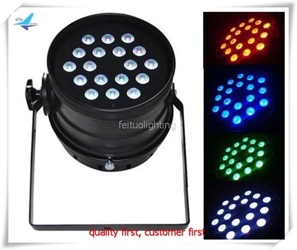 

8 pcs/lot high brightness led uplighting for wedding 18 X 10 W rgbw 4 in 1 mixing color LED Par 64 Can light