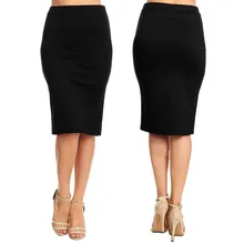 Женские удобные пояс однотонного цвета юбка-карандаш стрейч в обтяжку миди юбка весна осень модные плиссированные однотонные платья