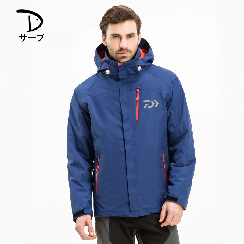 

2017 DAIWA NEW Fishing clothes Autumn And Winter Plus velvet Keep warm waterproof DAIWAS Two-piece suit DAWA Free shipping