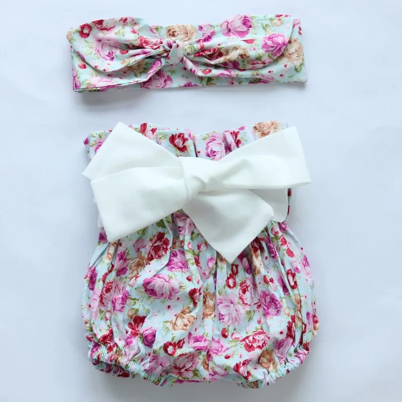 2015New arrival baby toddler summer boutiques baby girls vintage floral ruffle neck romper cloth with bow knot shorts headband HTB1dOVmJFXXXXbwXFXXq6xXFXXXp - 2015New arrival baby toddler summer boutiques baby girls vintage floral ruffle neck romper cloth with bow knot shorts headband