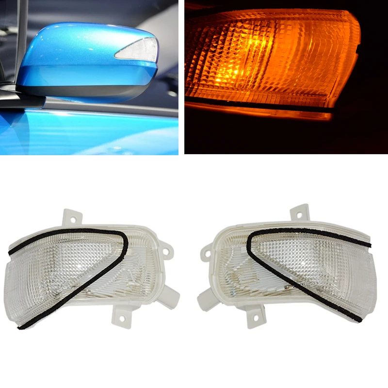 

CAPQX 2PCS For FIT HYBRID JAZZ INSIGHT GE6 GE8 09-14 Rearview Mirror LED Turn Signal Lamp indicator light 34300-TG5-H01