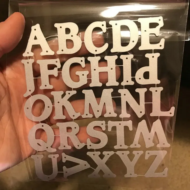 

English Letters Dies Scrapbooking New Arrival Metal Cutting Dies New 2019 Alinacrafts Craft Rosette Die Cut Card Make for 2019