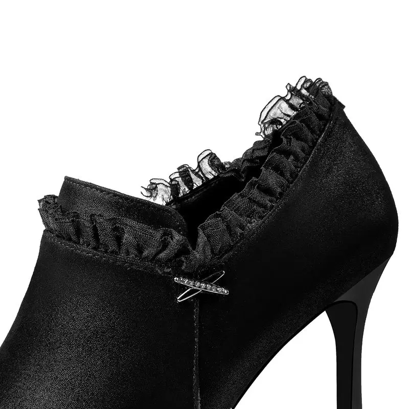 ALLBITEFO genuine leather super high heel shoes fashion party heels comfortable zipper wedding spring autumn women high heels ALLBITEFO genuine leather super high heel shoes fashion party heels comfortable zipper wedding spring autumn women high heels