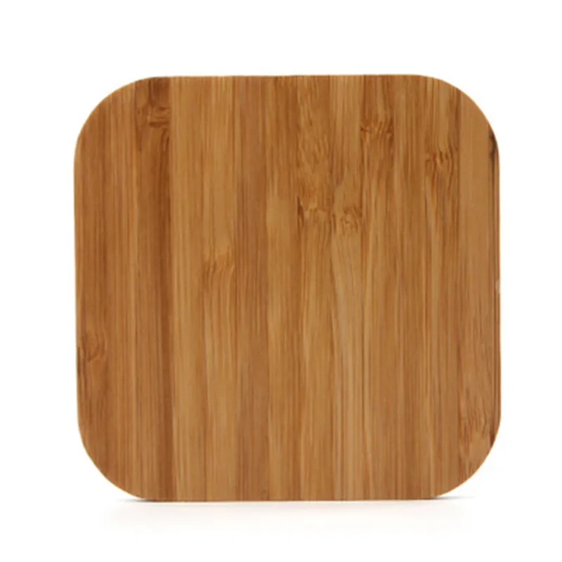 

Portable Wireless Charger Charging Slim Bamboo Wood Pad For iPhone X/8/8 Plus Smart Phone Wireless Charger Stand For Samsung S9