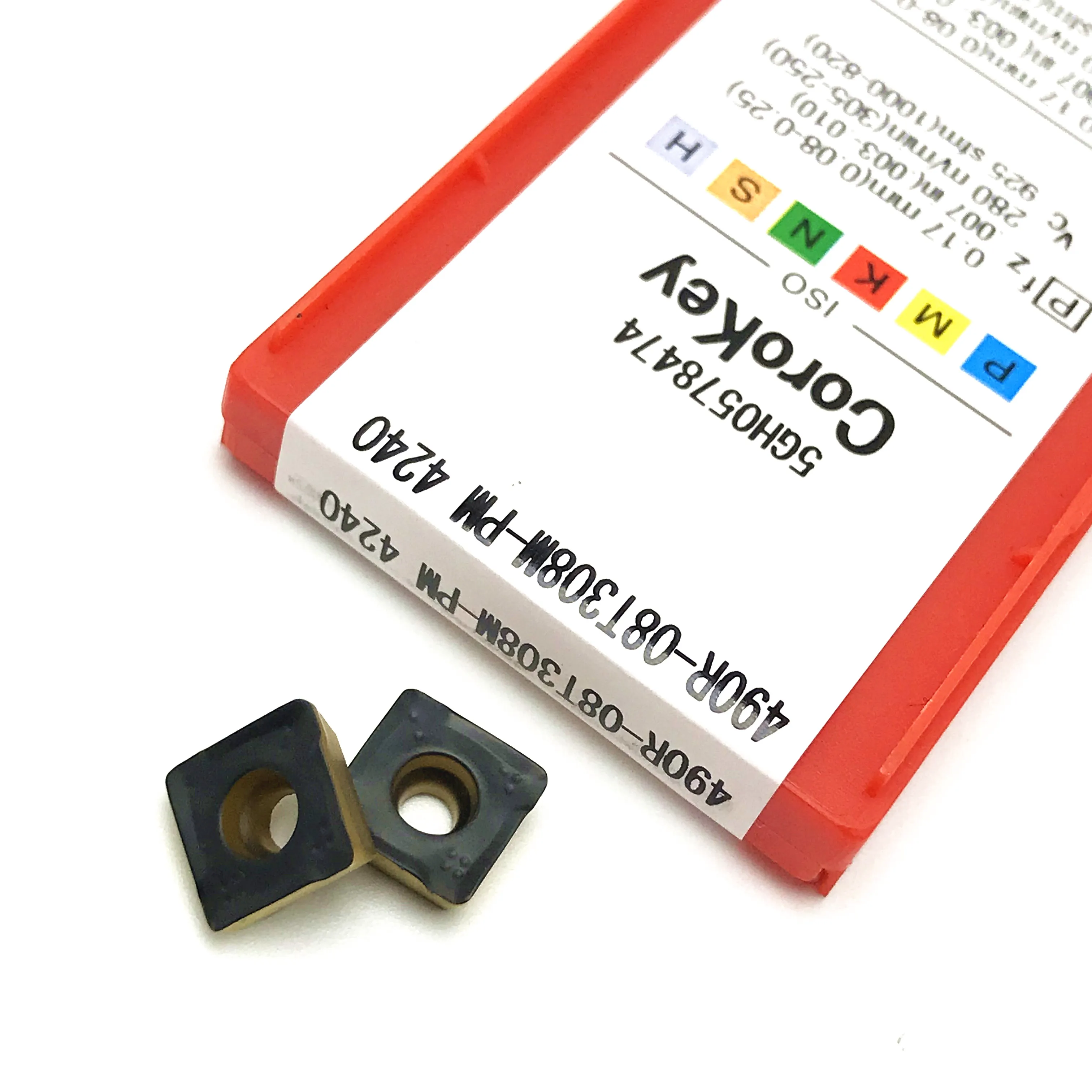 

20PCS Milling Accessories 490R 08T308M PM4240 Carbide Tools CNC Machining Parts Machining Center Tools