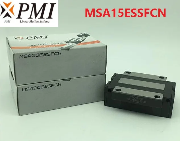 

10pcs/lot Original Taiwan PMI MSA15E-N MSA15ESSFCN linear guideway sliding block Carriage for CO2 laser machine MSA15E