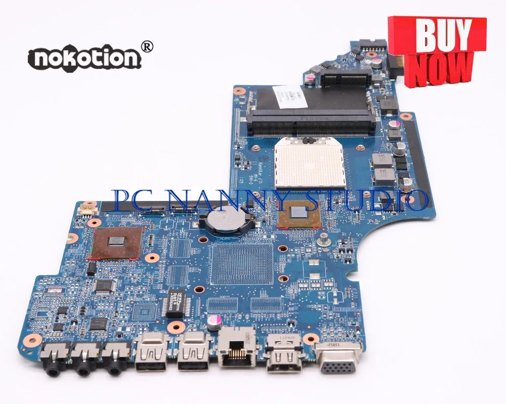 Pcnanny 640450-001 для ноутбука hp pavilion DV6 DV6-6000 Материнская плата ноутбука DDR3 тестирование
