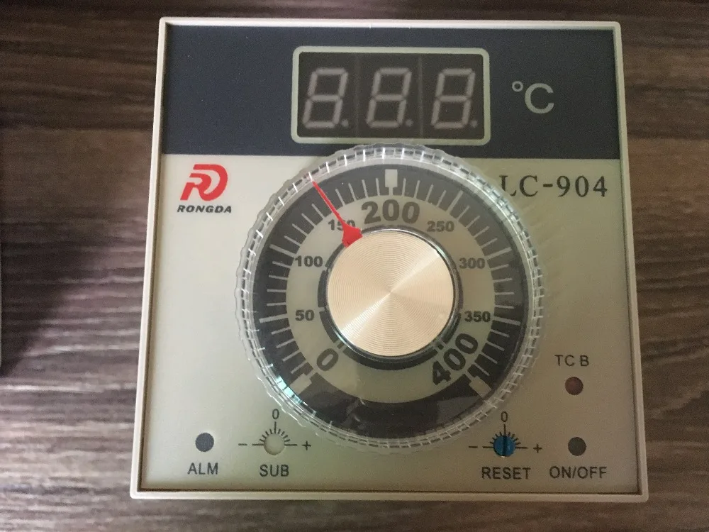 

LC-904 RONGDA thermostat temperature controller 0-400 type :k new original