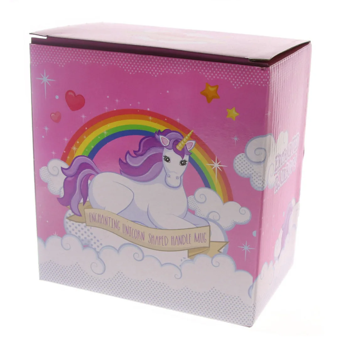 Colorful Rainbow 3D Unicorn Mug Cute Cartoon Horse Ceramic Coffee Mug  Children Christmas Gifts Porcelain Milk Tea Water Cup