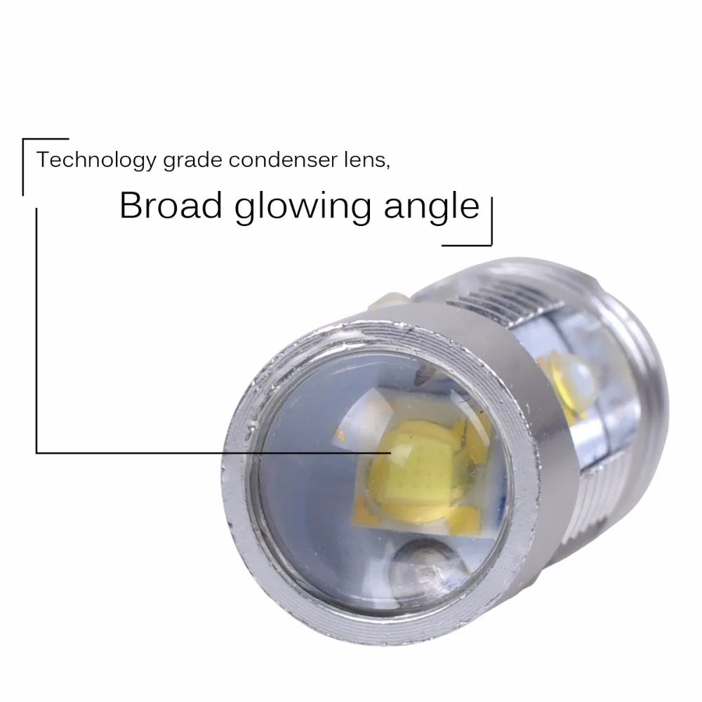 TRICOLOUR 10x T10 W5W высокомощный светодиодный светильник 5smd супер яркий с Len DRL для
