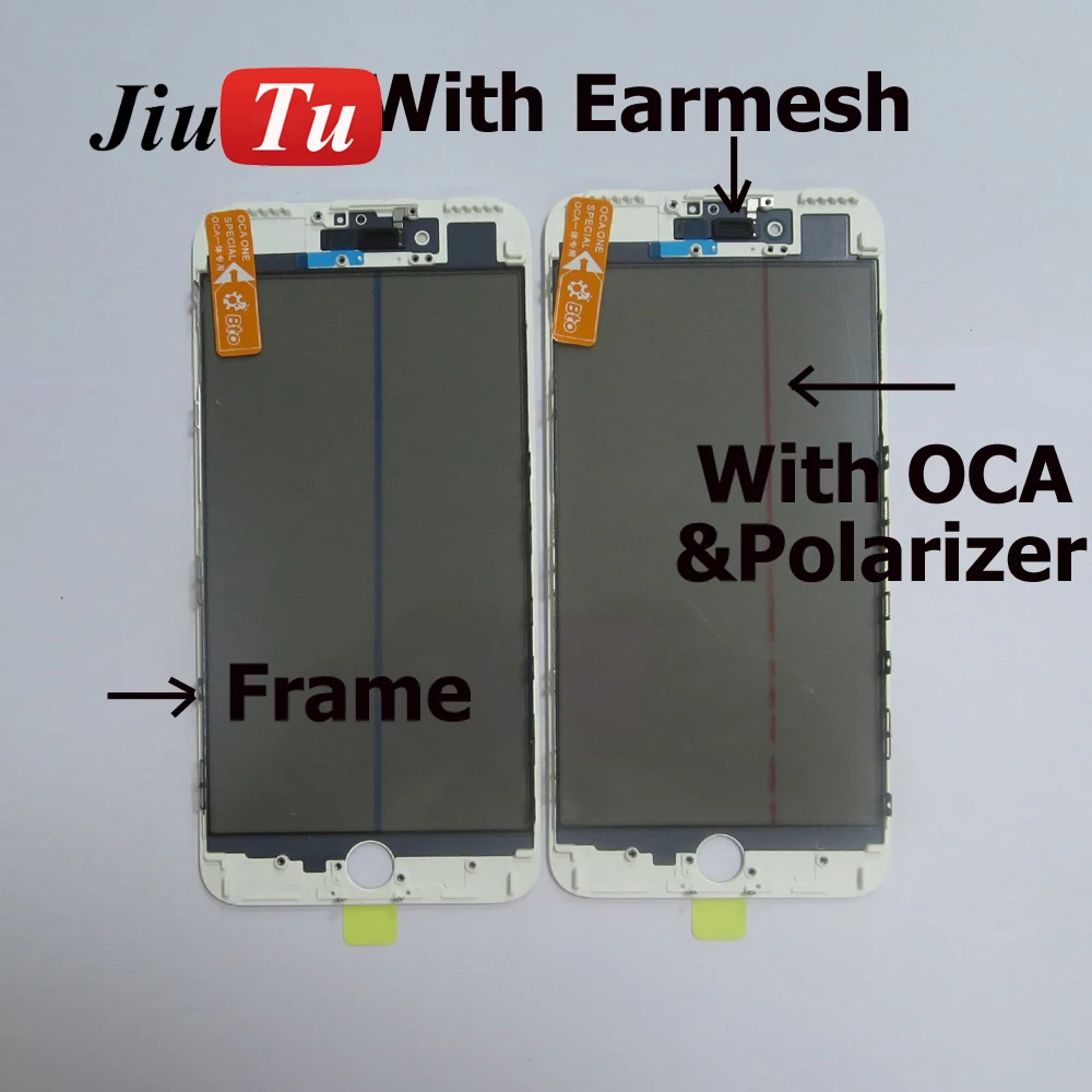 Cold Press OEM Outer Glass with Middle Frame Bezel+OCA+Polarizer For iPhone 6 6S 7G 7 plus Pre-Assembled Refurbishing Parts  (12)