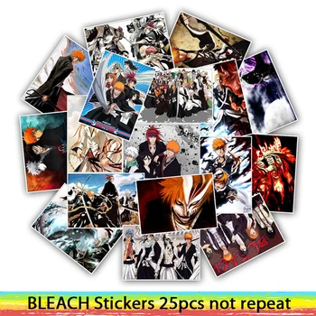 

25pcs Anime Stickers Bleach for Skateboard Motorcycle Luggage Phone Cool Funny Sticker Bomb JDM DIY Decals