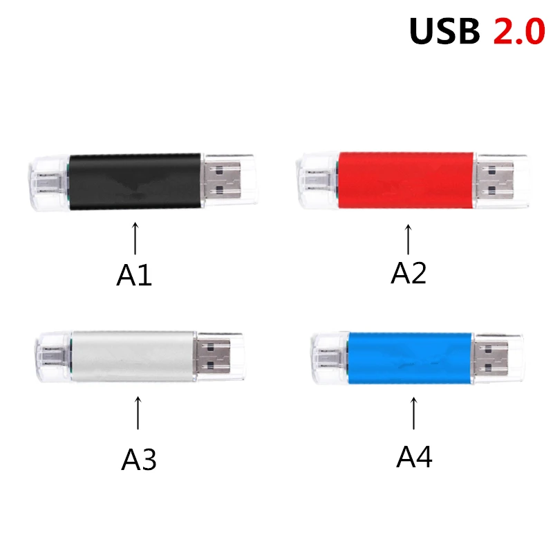 Смартфон OTG USB 2.0 usb flash drive 4gb8gb16gb32G 64 ГБ Flash Drive Компьютер U Диск для телефон |