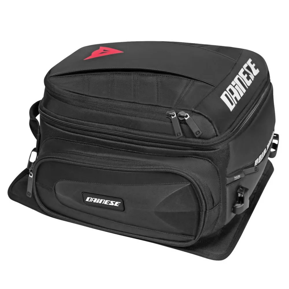 

Motorcycle Dain Back Seat Bag Black Motorbike Waterproof Tail Travel Rider Luggage Rear Bag