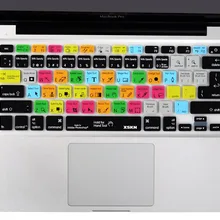 XSKN Adoe Photoshop Ps функциональные горячие клавиши силиконовый чехол для клавиатуры Macbook Air Pro retina 13 15, США ЕС Великобритания универсальная версия