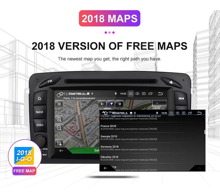 Clearance Isudar Car Multimedia player Android 9 2 Din GPS Autoradio For Mercedes/Benz/CLK/W209/W203/W208/W463/Vaneo/Viano/Vito FM DSP DVR 10