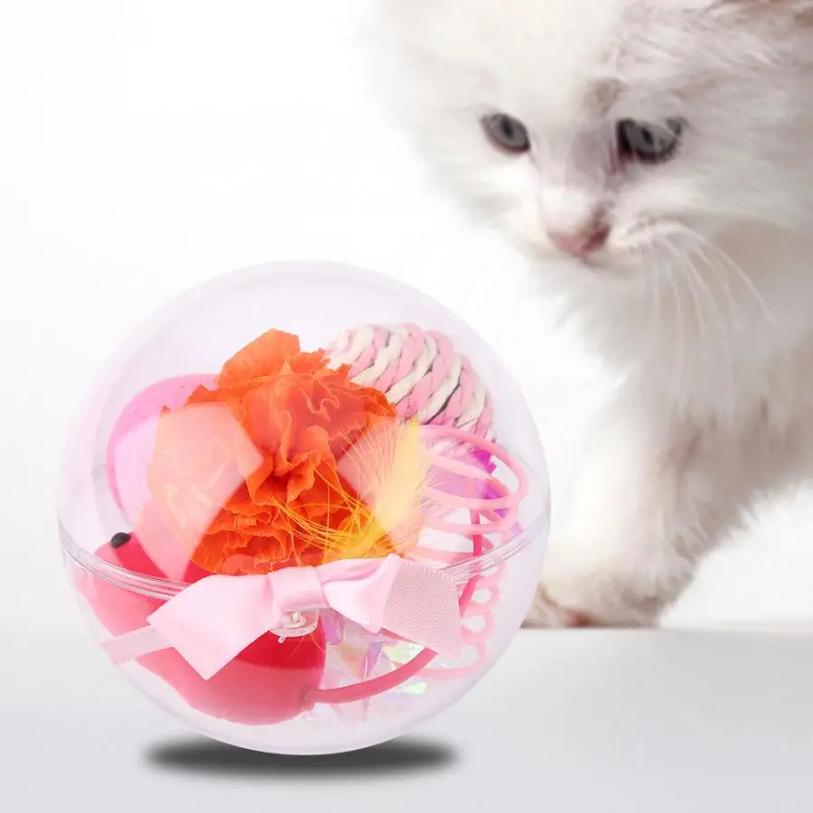 Смешные, для кошек и котят, игрушка для питомцев, кот, многоцветный шар, набор интерактивных игрушек, товары для кошек