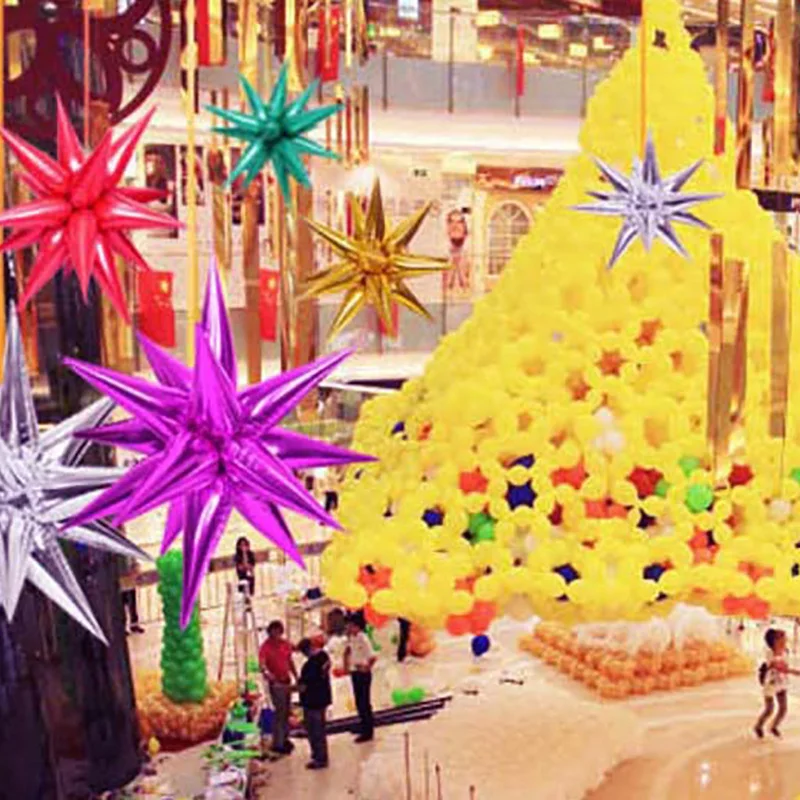 New-arrival-market-decorations-DIY-Explosive-star-balloon-Water-droplets-light-foil-balloons-Event-party-supplies