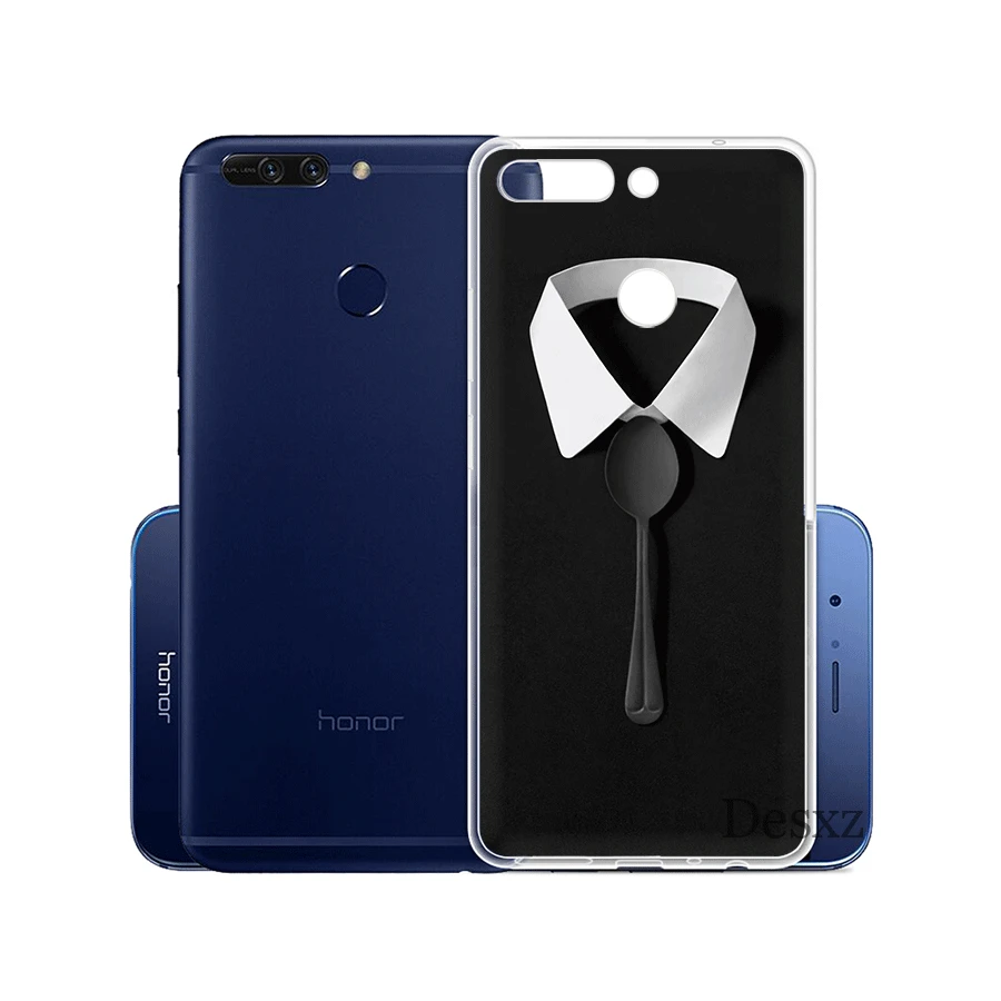 Мужской чехол для телефона с галстуком бабочкой Huawei Honor Note 6A 7A 7C 7X8 8X9 10 Lite из