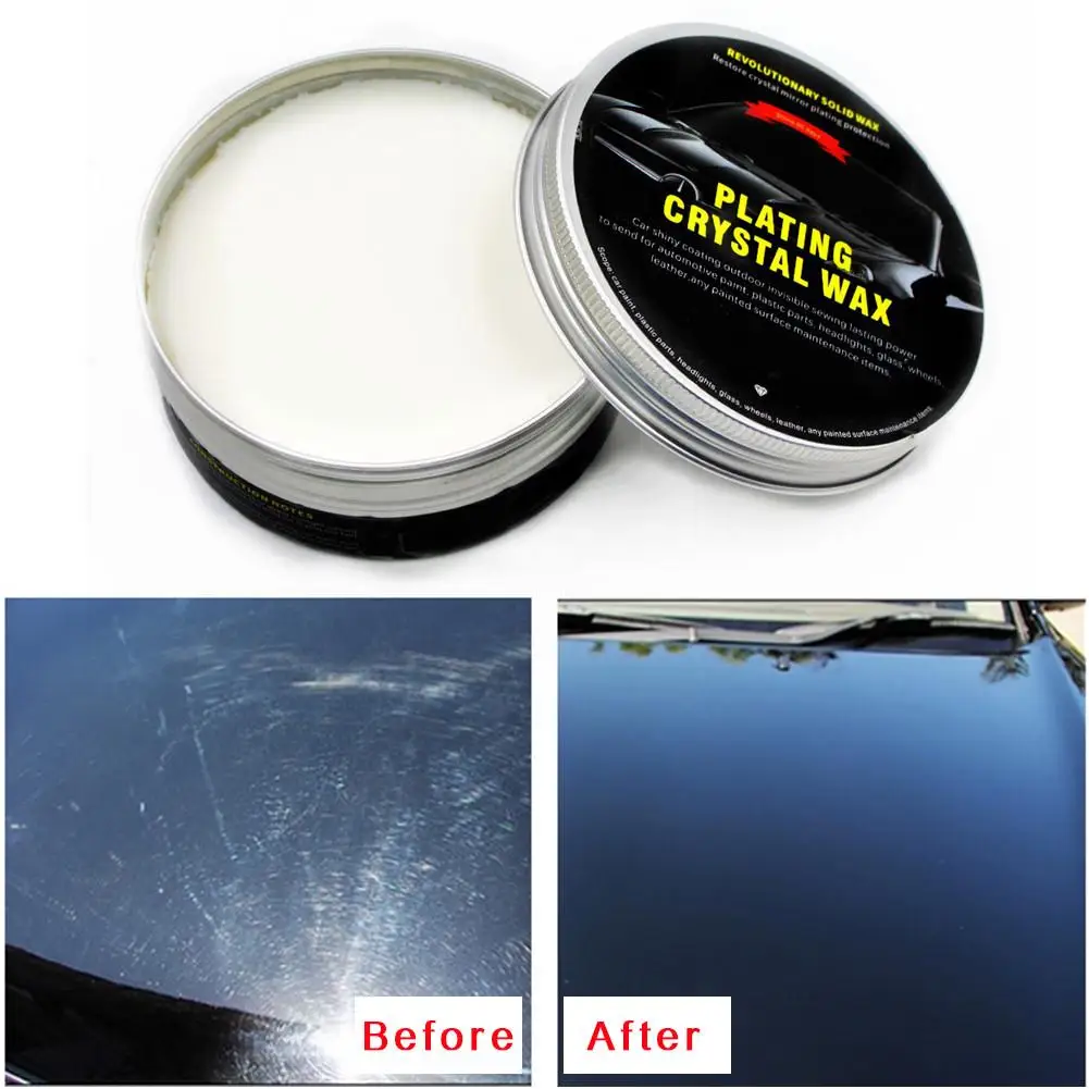 Car Scratch Remover Premium Carnauba Car Wax Crystal Hard Wax Paint Care Scratch Repair Maintenance Wax Paint Diamond Coating