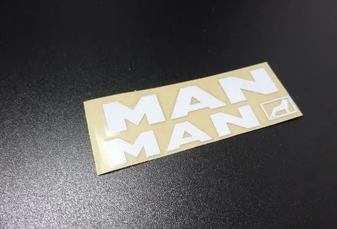 

MAN Sticker rc toy size for 1/14 Scale RC Tamiya Tractor MAN TGX TGA TGS 56325 56350 Truck RC
