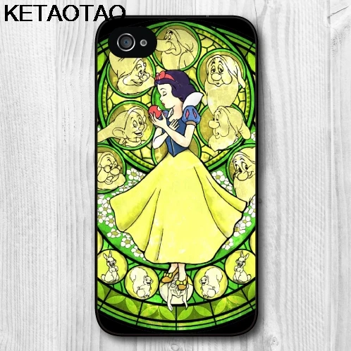 KETAOTAO Glass Princess Snow White Phone Cases for iPhone 4S 5C 5S 6S 7 8 Plus XR XS Max X6 Case Soft TPU Rubber Silicone | Мобильные