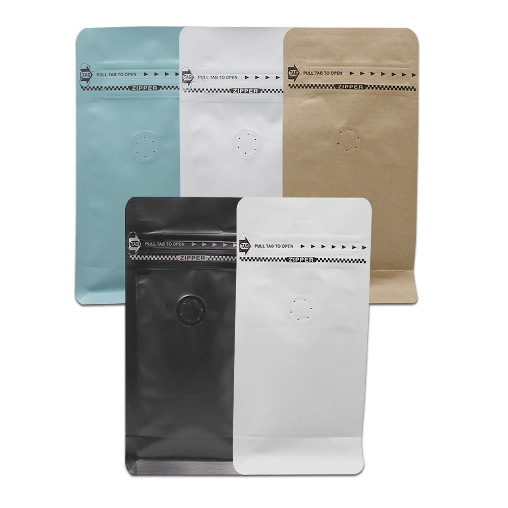 DHL 9*18,5*5 см замок Алюминиевый фольги прочный для пищи упаковочная сумка майлар с застежкой-молнией мешочек с клапаном для кофейных зерен долгосрочный пакет