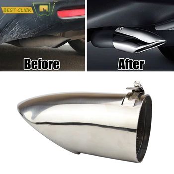 

Car Accessories Exhaust Muffler Tip Rear Tail Pipe End Trim Cover For Nissan Rogue X-Trail 2014 2015 2016 2017 2018 2019