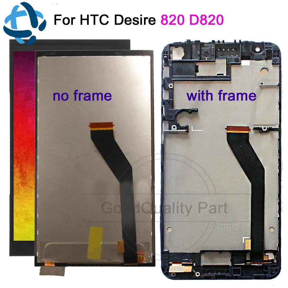 100% тест 5 &quotдля HTC Desire 820 полный сенсорный экран дигитайзер D820 D820u 820Q стеклянный