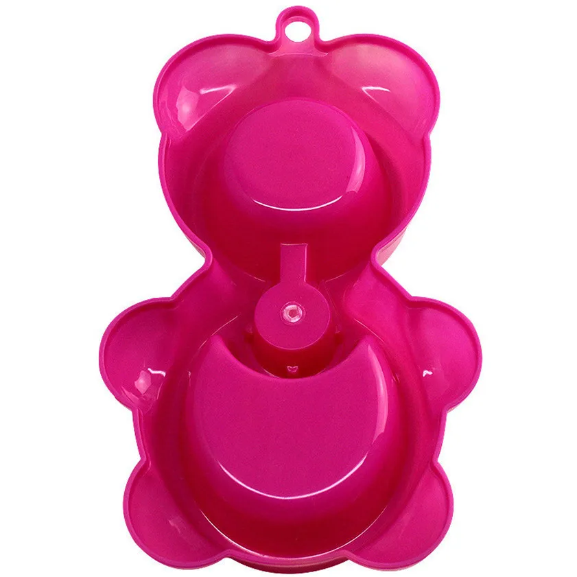 Кормушка для воды и корма Zero Dish фонтанный Мишка двойная миска горячего щенка