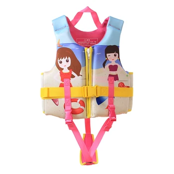 

Kids Cartoon Swim Vest Float Kid Swim Trainer buoyancy Life vest Boy Girl Swimwear Child Life jacket 3-9years