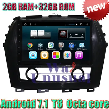 

WANUSUAL 10.1" Octa Core 32G 2G RAM Android 7.1 Car Multimedia Player Radio GPS For Nissan Maxima 2016 With RDS BT WIFI 3G Maps