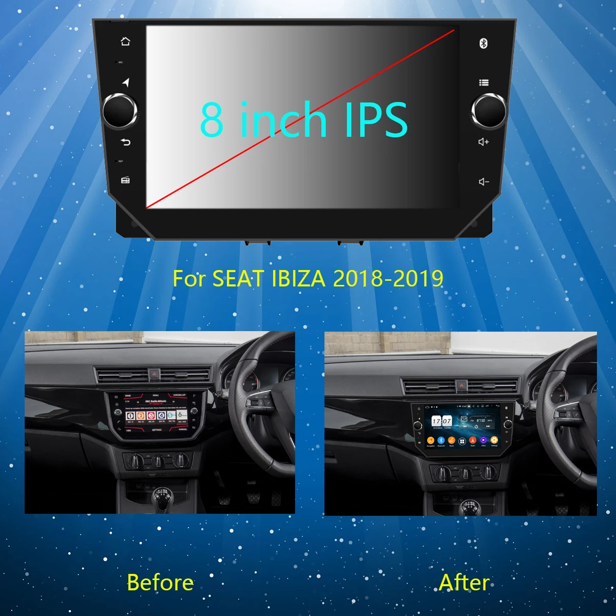 Cheap 1920*1080 8"IPS 8 Core 4G+64G Android 9.0 Car Multimedia Stereo Player For Seat Ibiza 2018 2019 GPS Radio DSP CarPlay Parrot BT 2 Cheap 1920*1080 8"IPS 8 Core 4G+64G Android 9.0 Car Multimedia Stereo Player For Seat Ibiza 2018 2019 GPS Radio DSP CarPlay Parrot BT 2