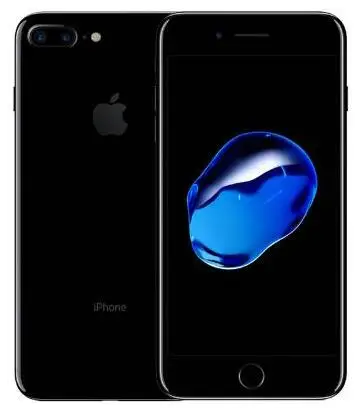 Apple iPhone 7 Plus, определение отпечатка пальца, 3 Гб оперативной памяти, Оперативная память 32/128 ГБ/256 IOS мобильного телефона LTE 12.0MP Камера Apple Quad-Core12MP мобильного телефона - Цвет: Jet black