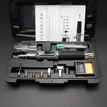 10в1 HS-1115K Газовый паяльник бутан беспроводной сварочный фонарь комплект зажигание бутан газовый паяльник