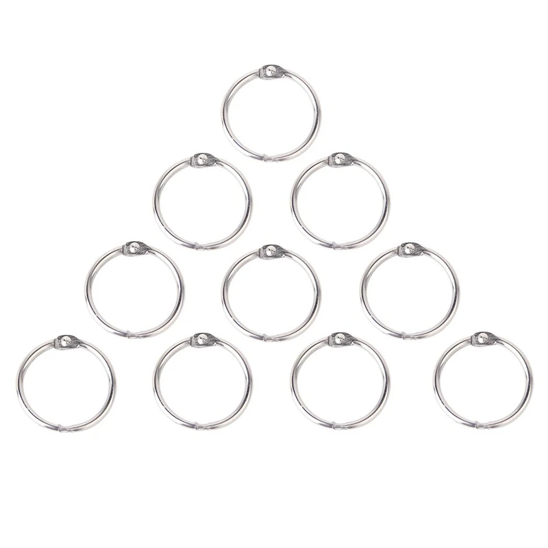 

10x folding rings for Scrapbooks Albums - 20mm