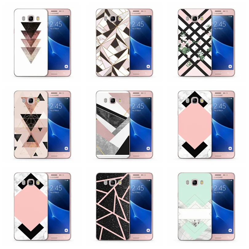 Роскошный чехол из ТПУ для Samsung Galaxy A3 A5 2016 2017 prime J1 J2 J3 J5 J7 TPU цветной мягкий с крутым